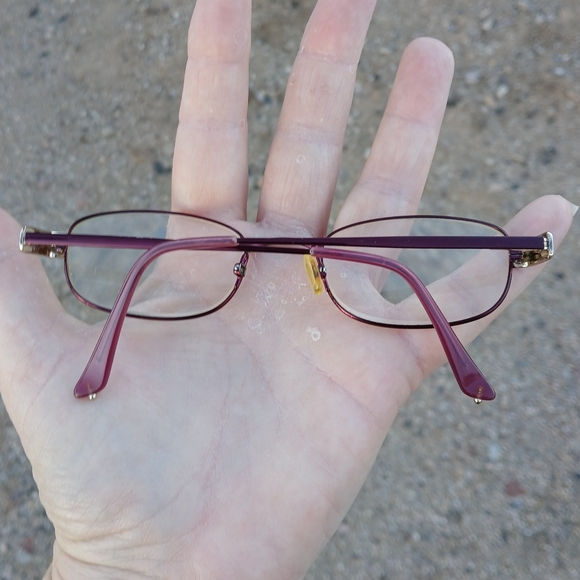 Vintage Chloe CL1187 C04 135 Purple Eyeglasses. Made in France  - Picture 6 of 16